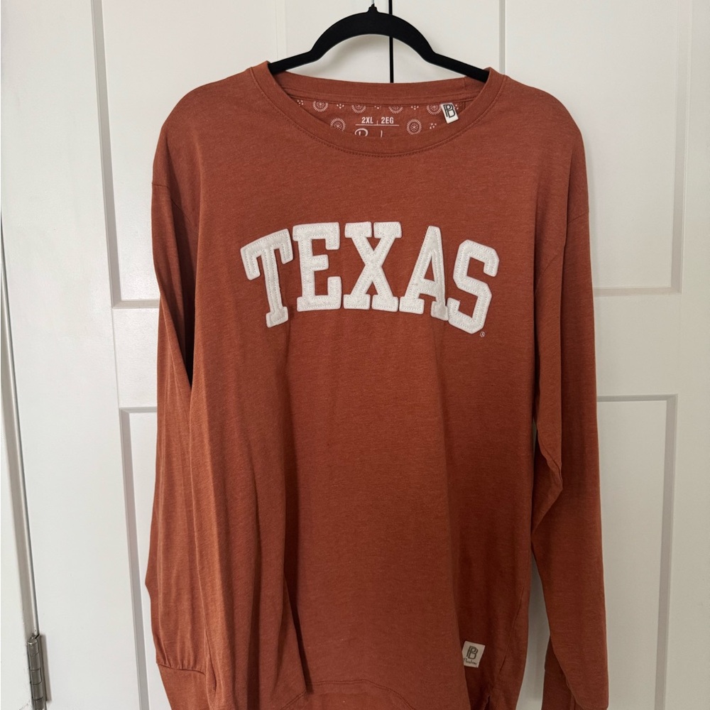 Texas Long Sleeve Shirt in Rust